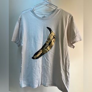 Uniqlo SPRZNY Andy Warhol Gold Banana Tee-shirt Medium